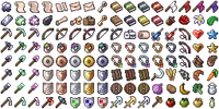 16x16 Pixel Art Item Icons