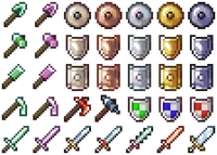 16x16 Pixel Art Item Icons