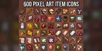 16x16 Pixel Art Item Icons