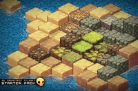 2D Isometric Tileset: Starter Pack
