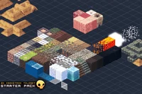 2D Isometric Tileset: Starter Pack