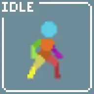 2D Pixel Art Character Template Asset Pack