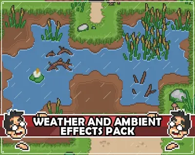 2D Pixel Art Weather and Ambient Effects Pack