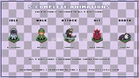 32x32 Top-Down Character Animation Pack