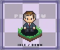 32x32 Top-Down Character Animation Pack
