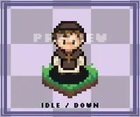 32x32 Top-Down Character Animation Pack