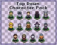 32x32 Top-Down Character Animation Pack