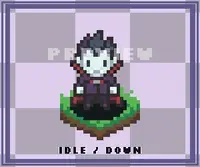 32x32 Top-Down Character Animation Pack