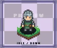 32x32 Top-Down Character Animation Pack