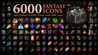 6000 Fantasy Icons