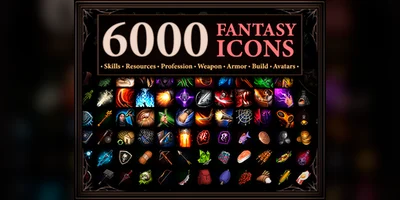 6000 Fantasy Icons