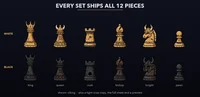 Chess Piece Mega Pack - 115 наборов, 1380 спрайтов