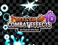 Combat Effects 10 – 2D Pixel Art VFX Pack