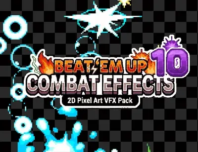 Combat Effects 10 – 2D Pixel Art VFX Pack