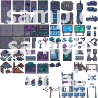 Cyberpunk City Tileset - Pixel Art Asset Pack