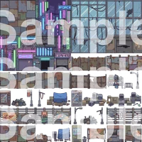 Cyberpunk City Tileset - Pixel Art Asset Pack