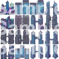 Cyberpunk City Tileset - Pixel Art Asset Pack