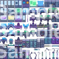 Cyberpunk City Tileset - Pixel Art Asset Pack