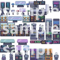Cyberpunk City Tileset - Pixel Art Asset Pack