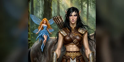 Elf Archer & Fairy - RPG Character & Action Art Pack