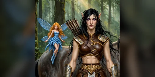 Elf Archer & Fairy - RPG Character & Action Art Pack