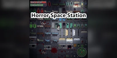 Horror Space Station Top-Down Pixel Art Tileset