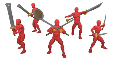 Human Melee Animations