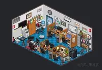 Isometric Interiors - Tileset