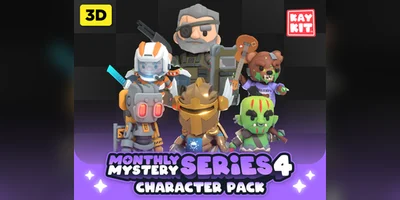 KayKit - Character Pack: Mystery Monthly Series 4