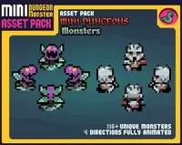 Mini Dungeons Monsters HUGE Pack 16x16