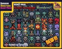 Mini Dungeons Monsters HUGE Pack 16x16