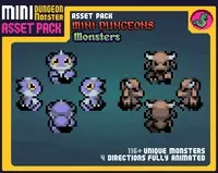Mini Dungeons Monsters HUGE Pack 16x16