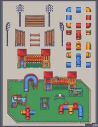 Современные экстерьеры - RPG Tileset