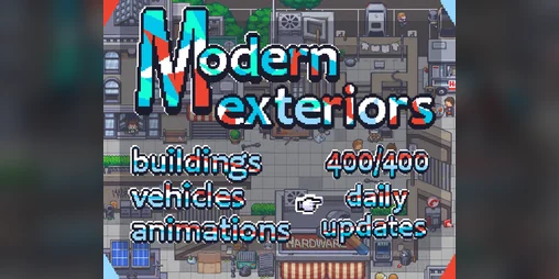 Современные экстерьеры - RPG Tileset