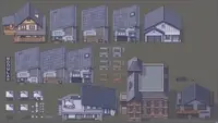 Современные экстерьеры - RPG Tileset