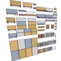 Тайлсет Офисный интерьер Office Interior Tileset (16x16)