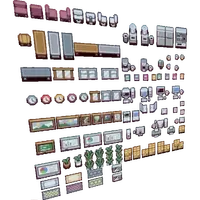 Тайлсет Офисный интерьер Office Interior Tileset (16x16)
