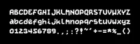 Пиксельный шрифт AWESOME