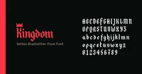 Пиксельный шрифт Kingdom
