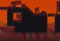 Набор пиксельных ассетов Pixel Art Hell Tiles And Enemies 32x32