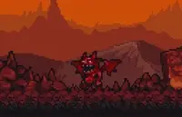 Набор пиксельных ассетов Pixel Art Hell Tiles And Enemies 32x32