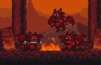 Набор пиксельных ассетов Pixel Art Hell Tiles And Enemies 32x32