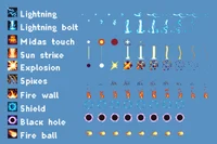 Pixel Art Magic Sprite Sheet Effects