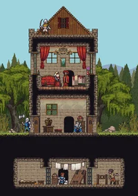 Pixel Art Medieval Fantasy Tiles - Набор ассетов 32x32