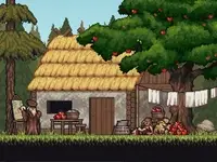 Pixel Art Village Houses Asset Pack - 2D Sidescroller