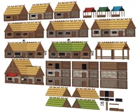Pixel Art Village Houses Asset Pack - 2D Sidescroller