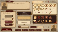 Пиксельный интерфейс диалогов Pixel RPG Dialogue UI