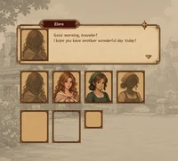 Пиксельный интерфейс диалогов Pixel RPG Dialogue UI