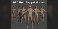 PSX Rigged Character Bases