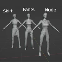 PSX Rigged Character Bases